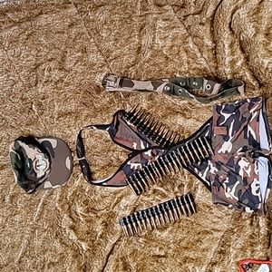 S/M Army girl role play outfit